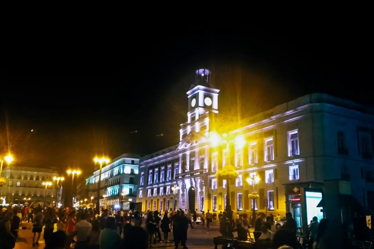 Nightscene in Madrid