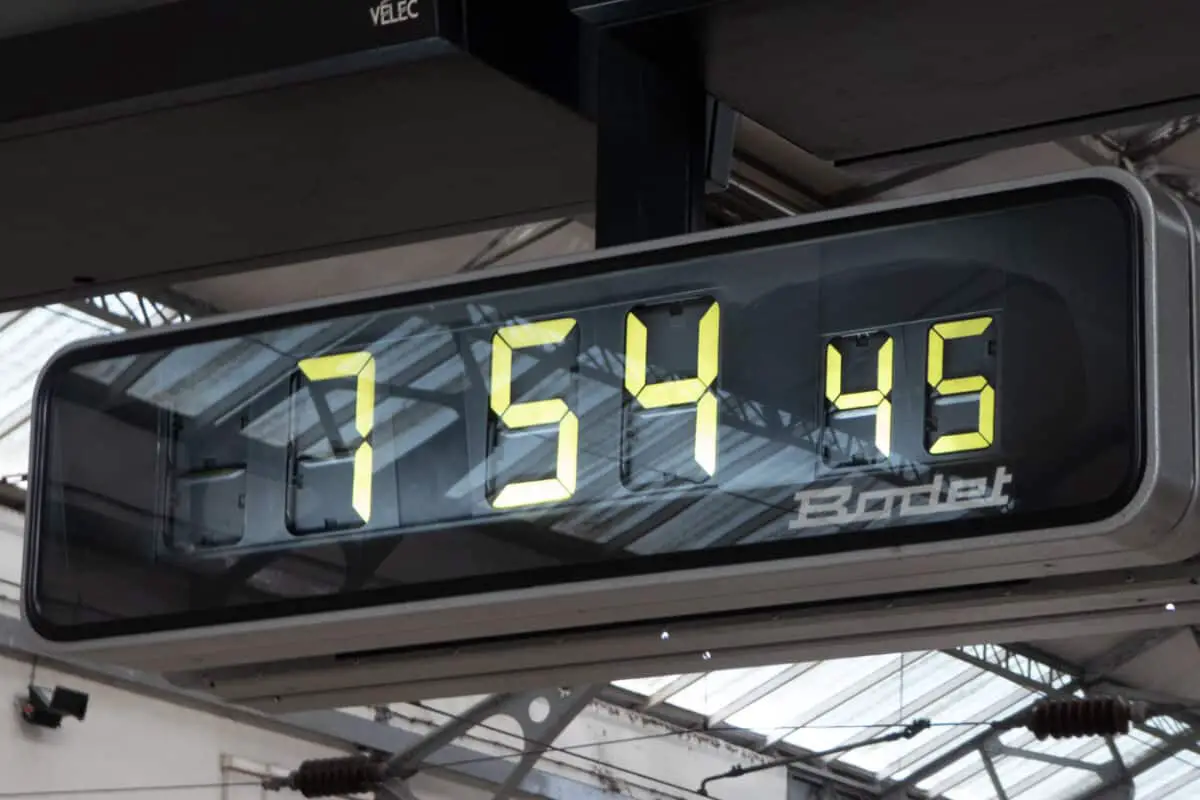 Train clock