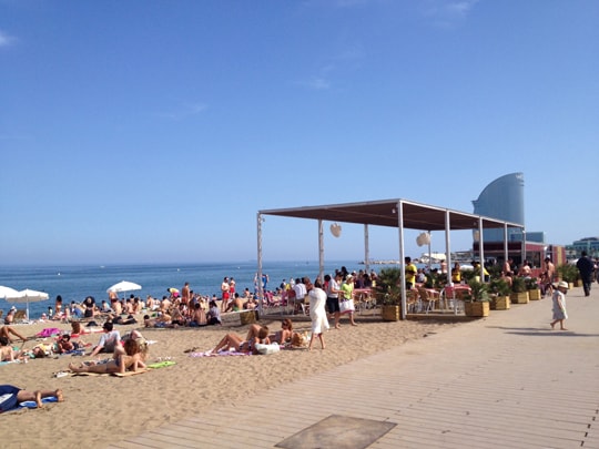 Beaches in Barcelona