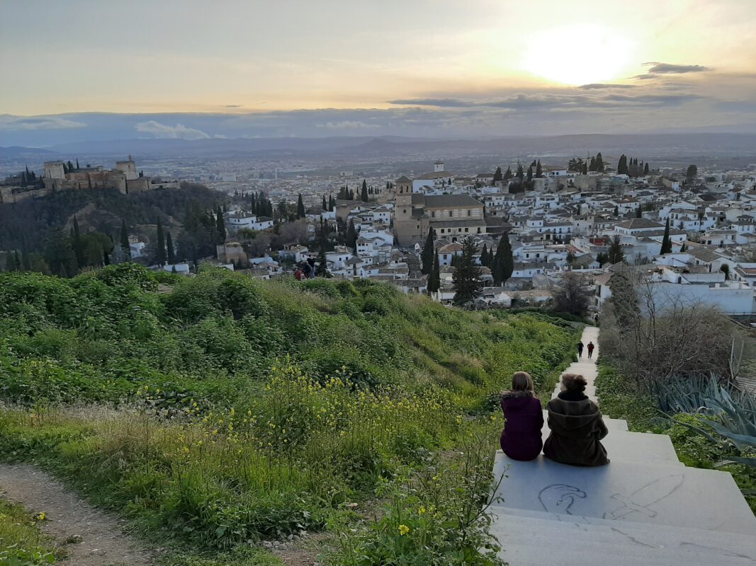 The stairs up to La Hermita de San Miguel, Granada