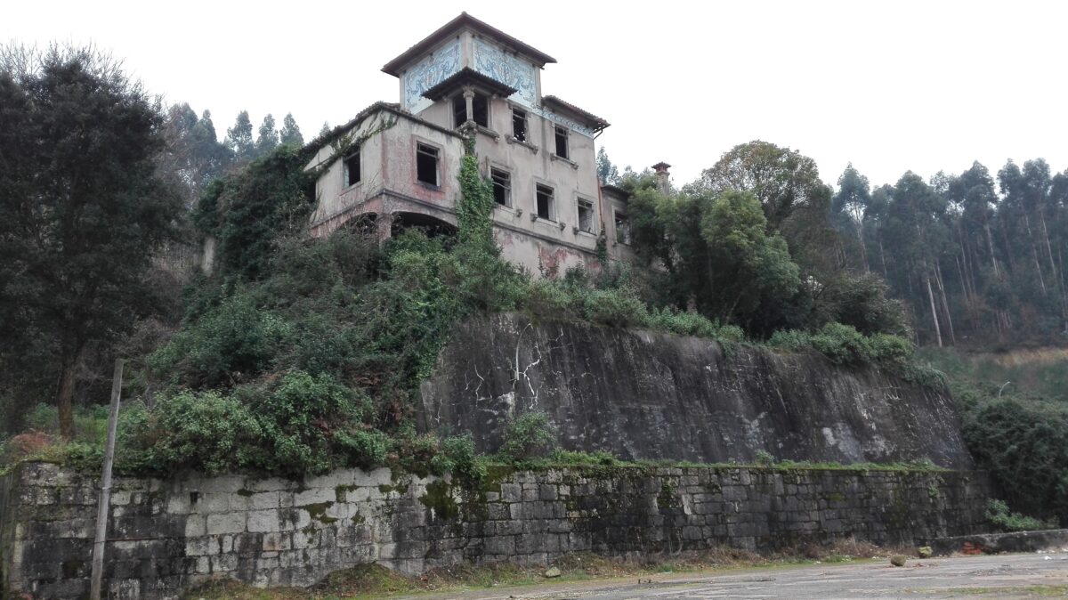 An abandoned hotel in Porto, Portugal.