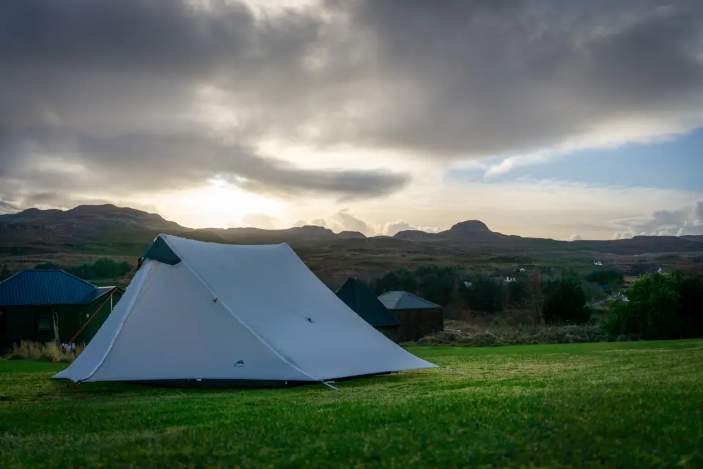 Lightweight Tent Sunset