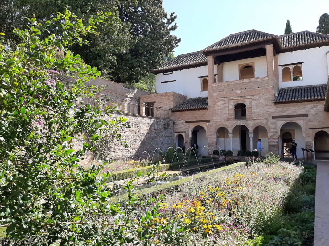 The Generalife Gardens, Alhambra, Granada.