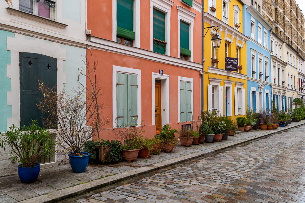 Most Colorful Street in Paris Rue Cremieux