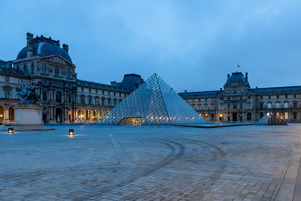 The Louvre pyramid