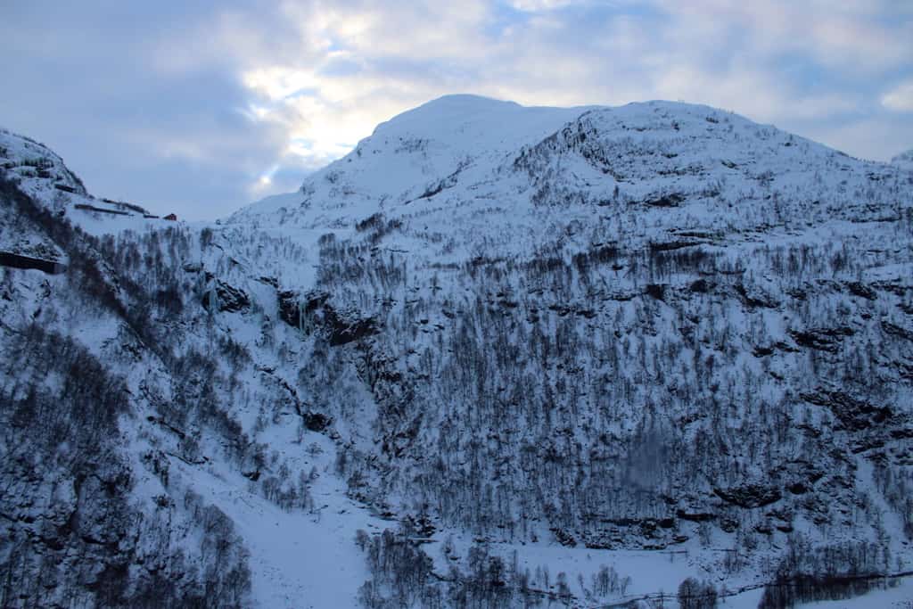 Snowy scenery in Norway