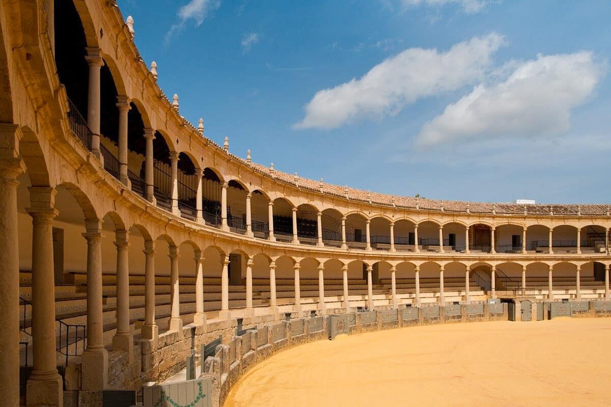 Bull ring in Spain