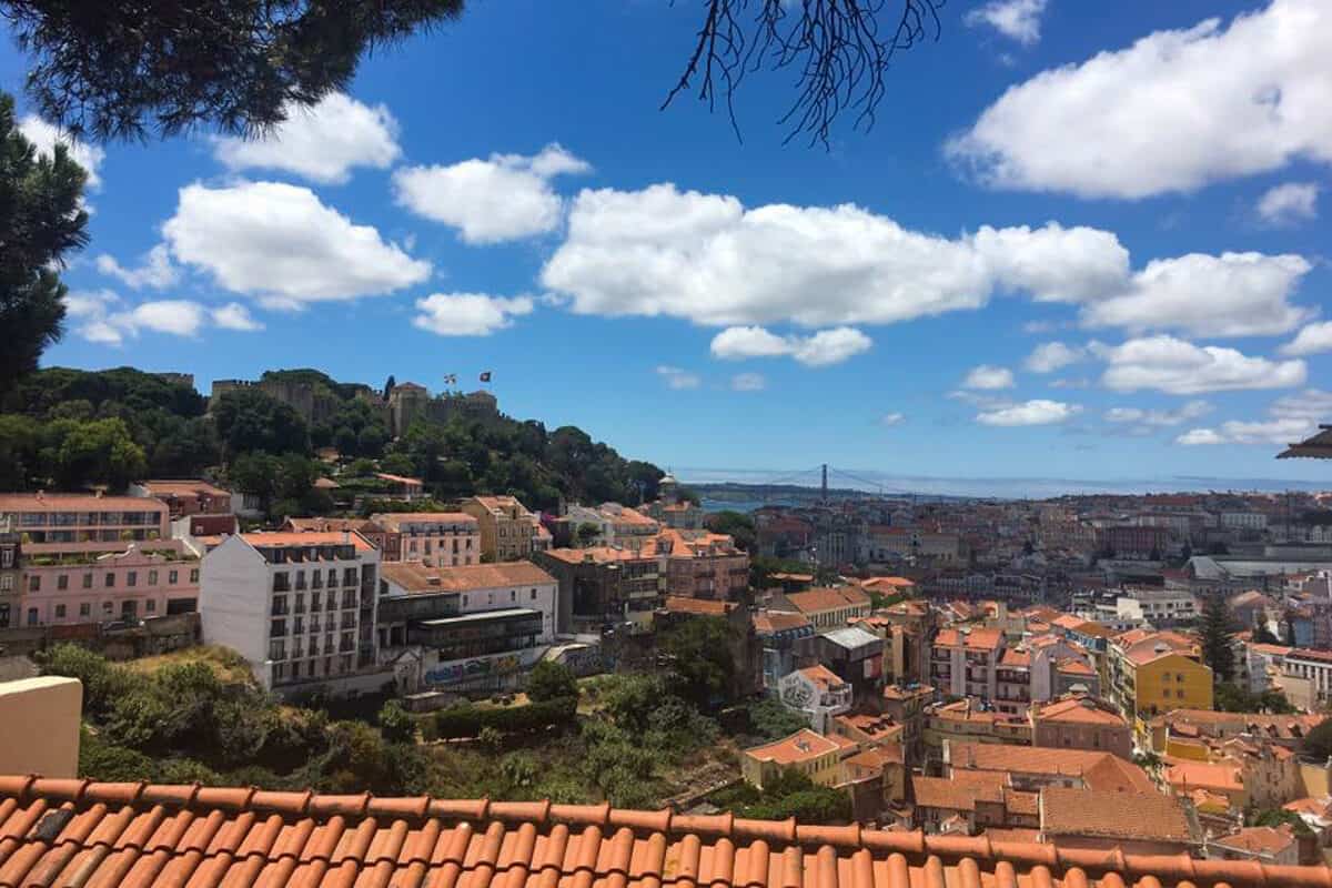 Lisbon rooftops, Portugal