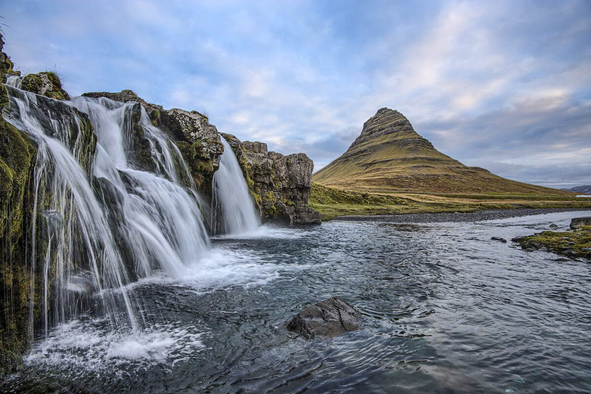 Waterfall in Iceland