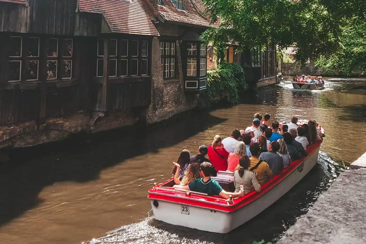 Boat trip in Bruges