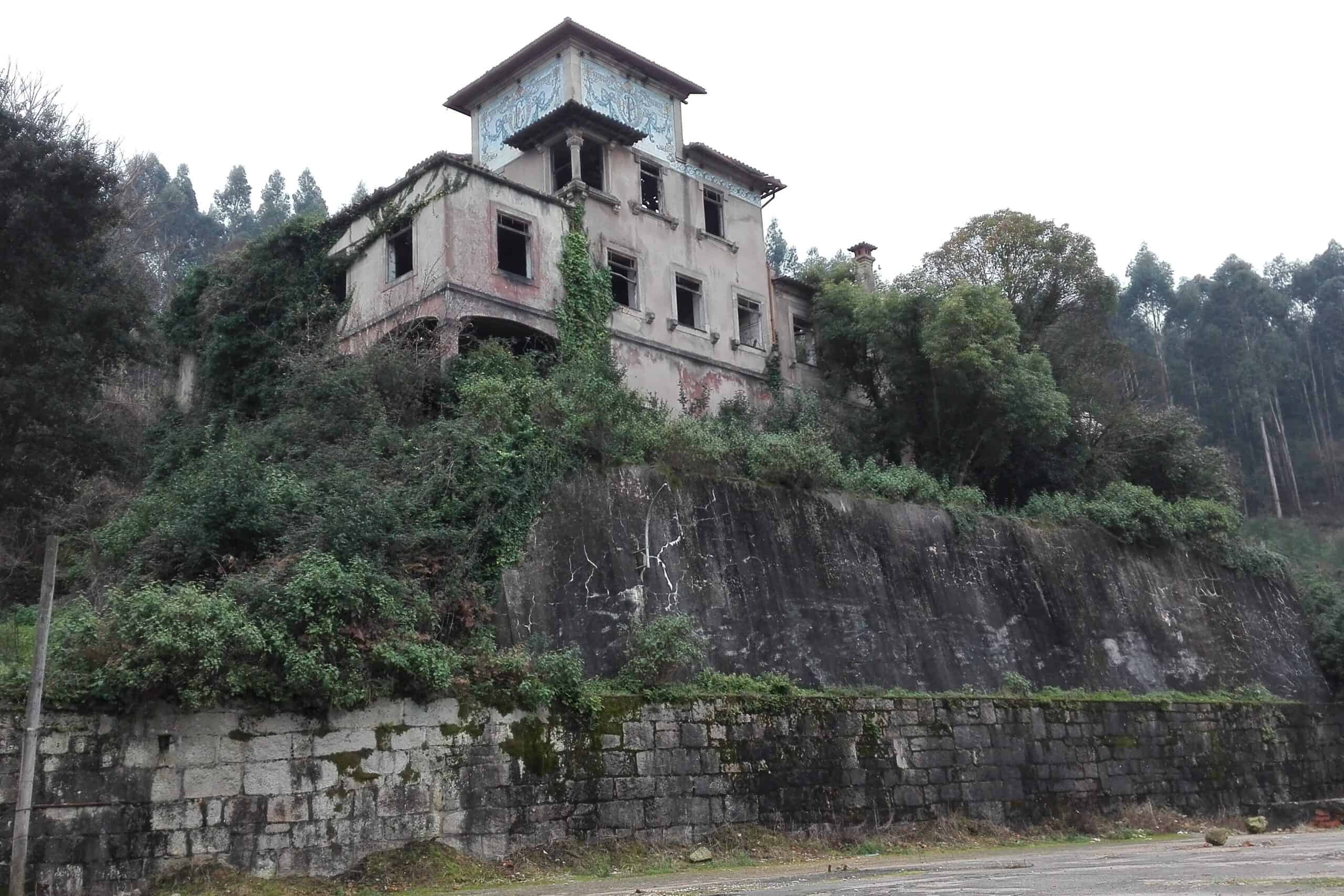 An abandoned hotel in Porto, Portugal.