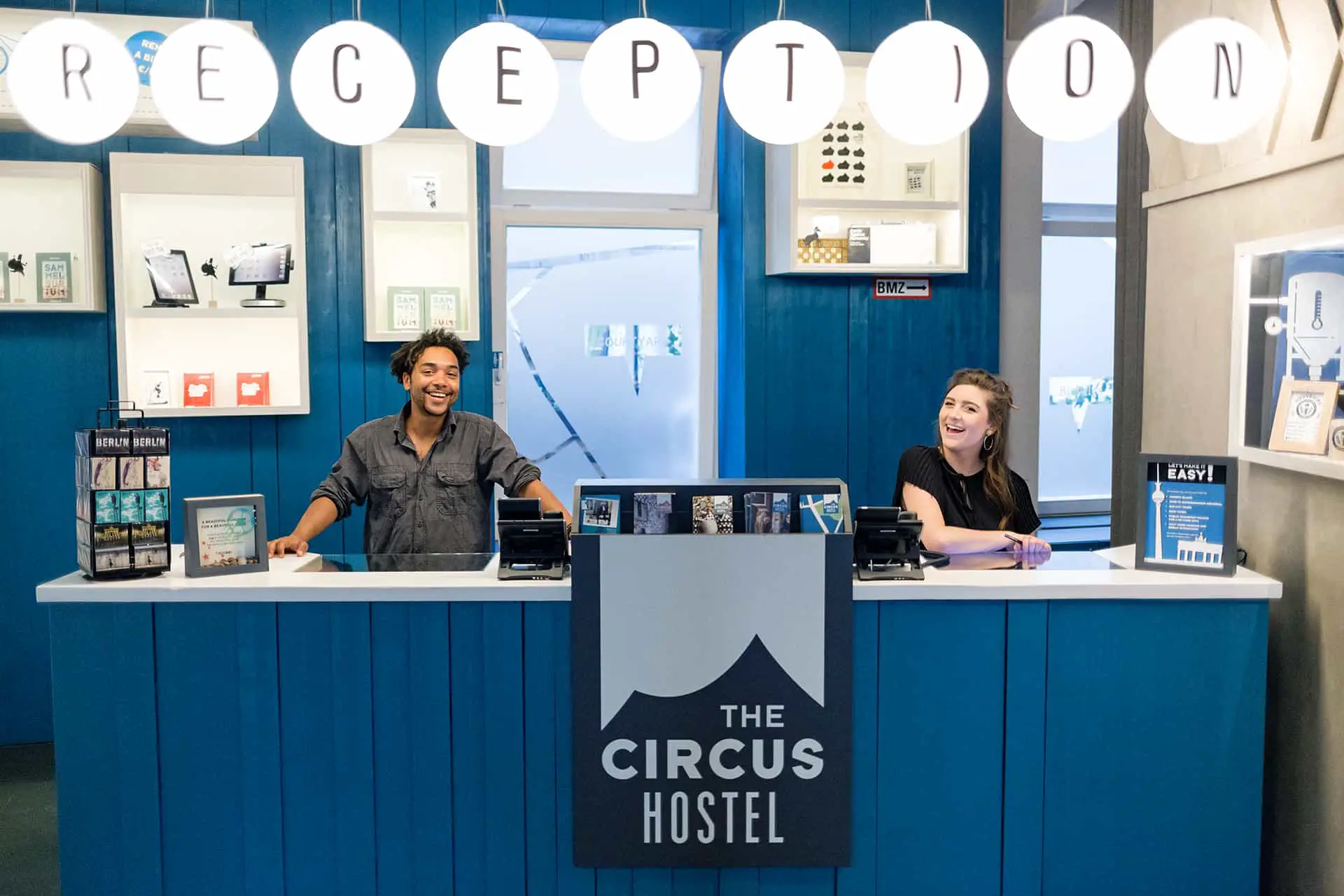 The Circus Hostel reception