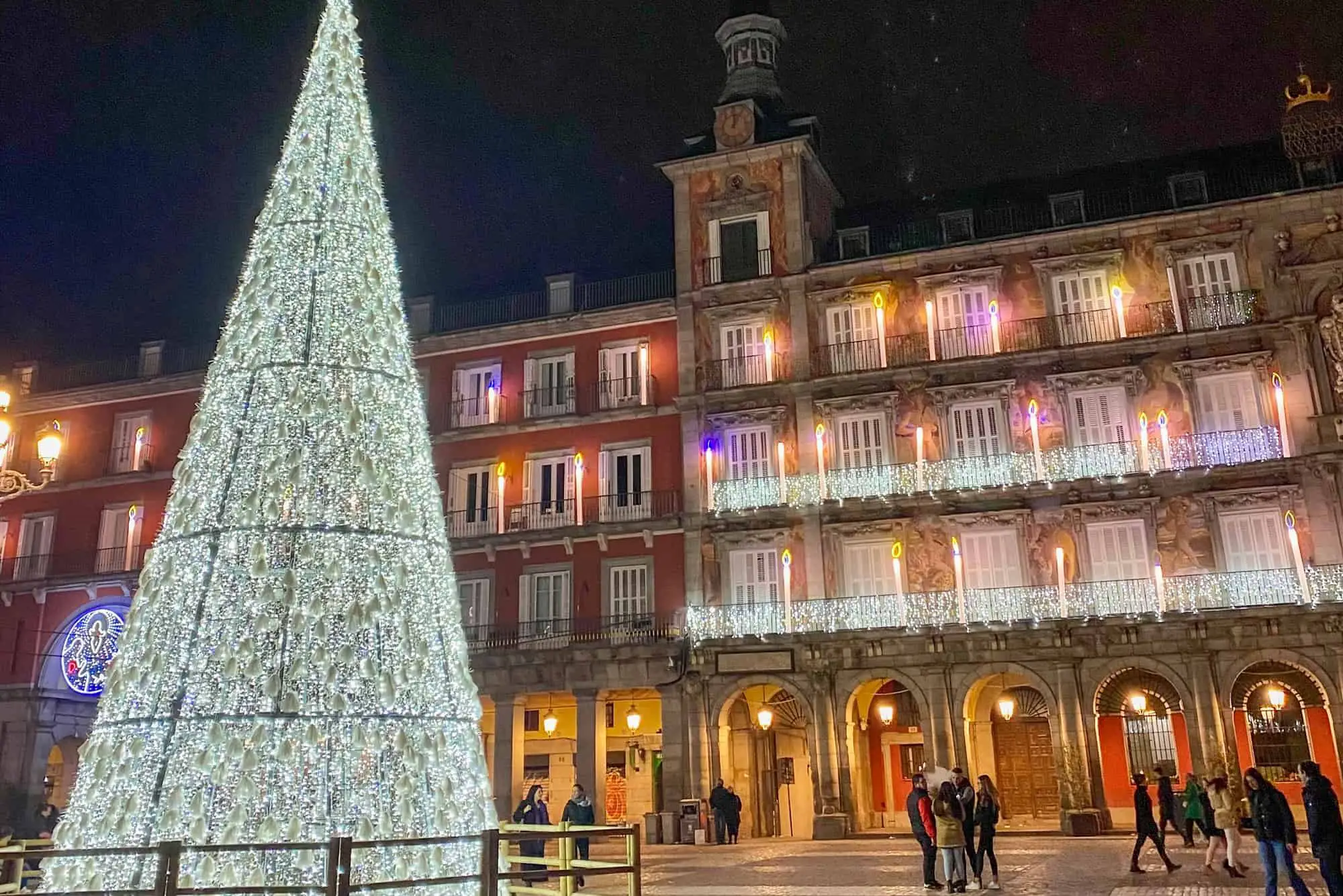 Plaza Mayor - Madrid during Christmas
