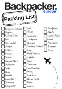 Packing List for Europe – Essentials for Visiting The Continent!