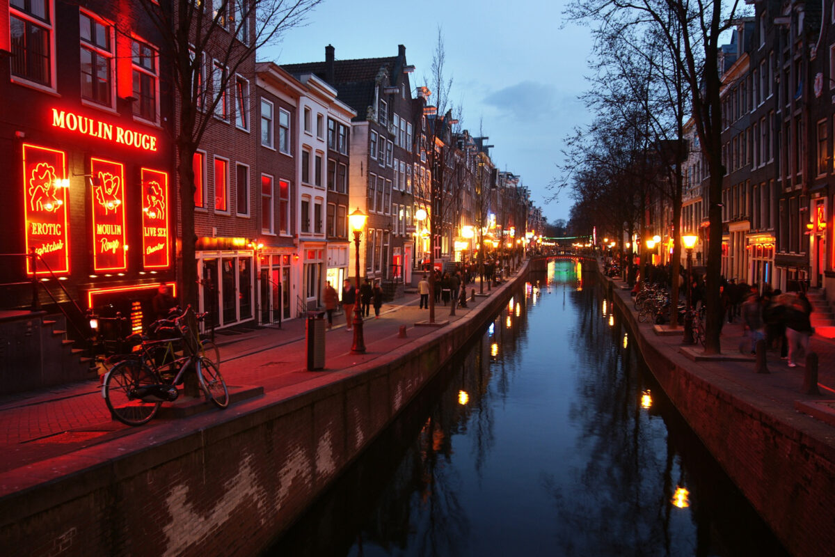 Amsterdam red light district