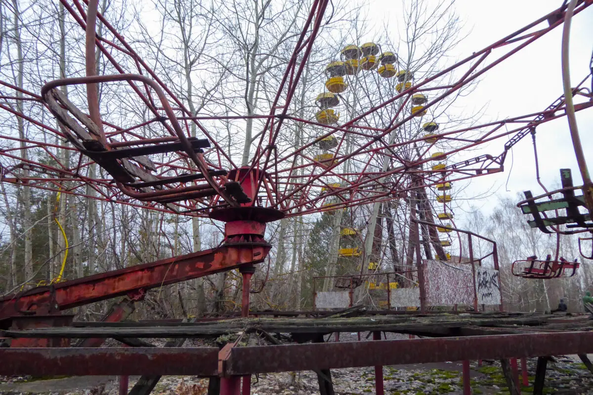 Iconic ferris wheel of Pripyat