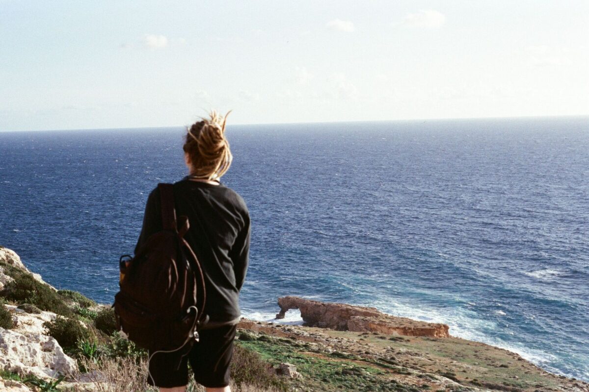 Backpacker in Malta