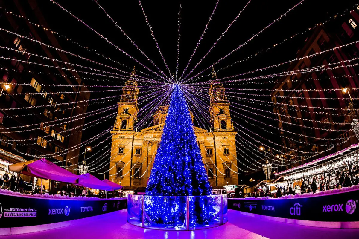 Budapest Christmas tree