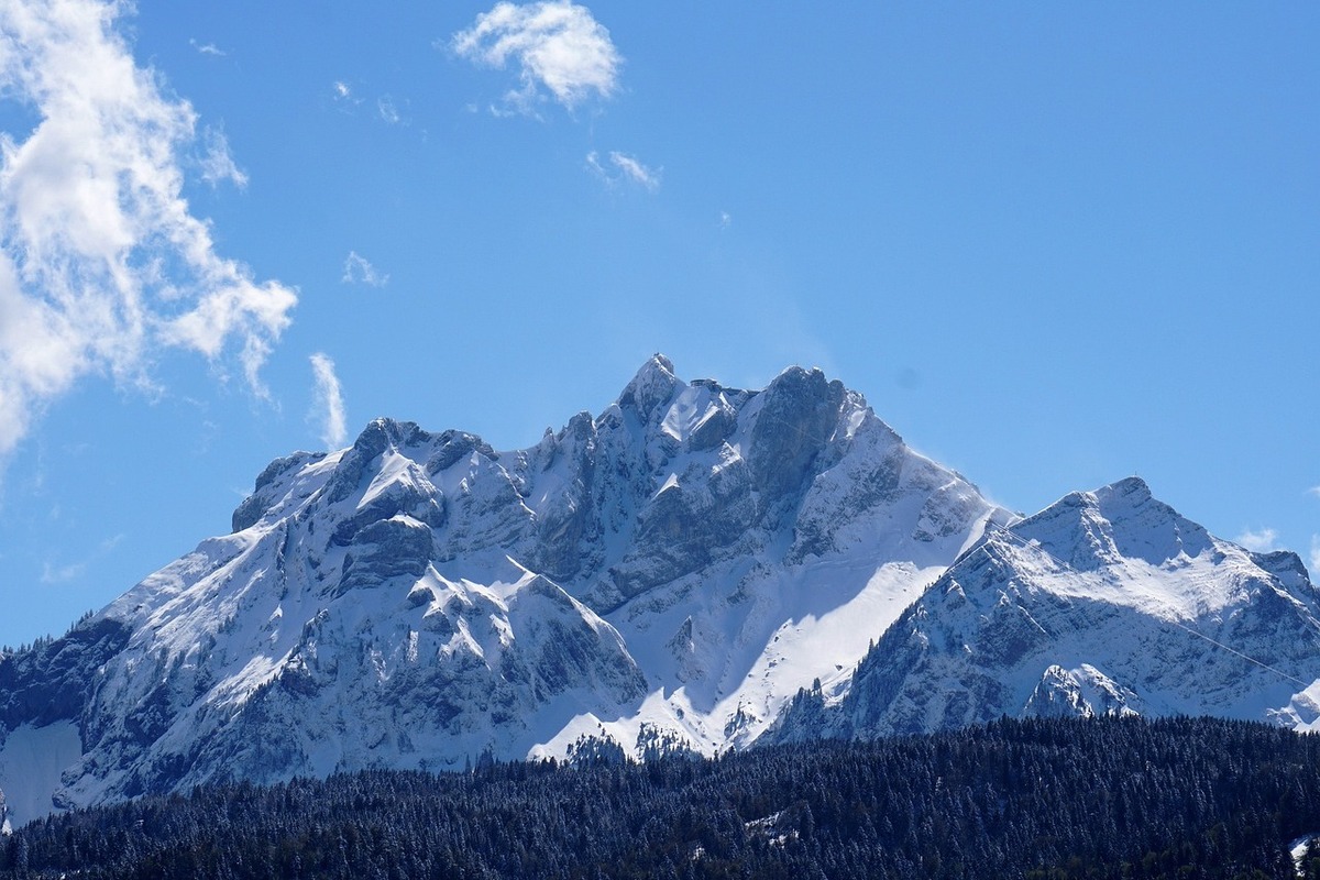 Mount Pilatus in winter, Switzerland