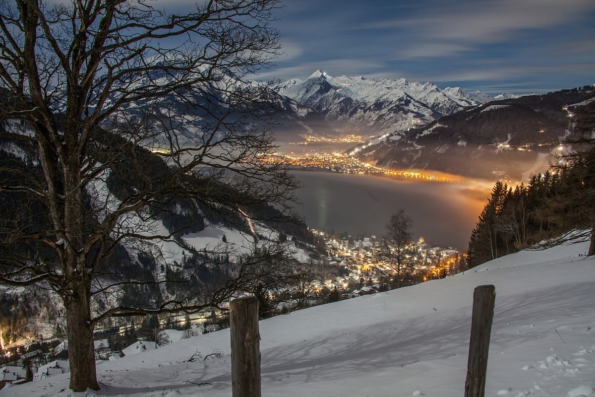 snowy view of Salzburg, Pinzgau