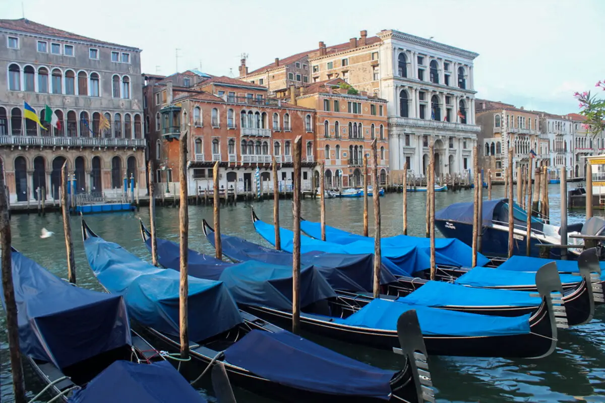 Beautiful boat view, Venice